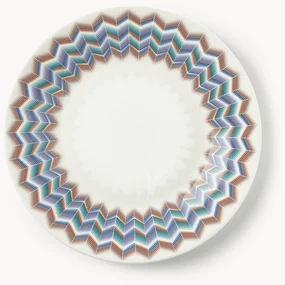 Súprava raňajkových tanierov z čínskeho porcelánu Jarris, 6 ks