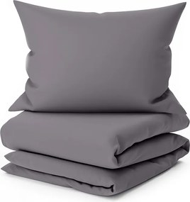 Bavlnené obliečky DENYX sivé, hotelová kapsa Rozmer obliečky: 70 x 90 cm | 140 x 200 cm