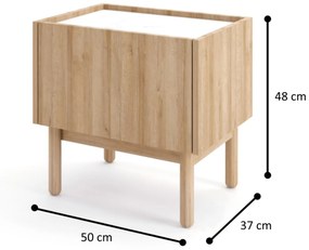 drevko Nočný stolík Boho
