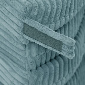 Kvetinová podložka 115x115x5cm, modrá, prémiový menčester