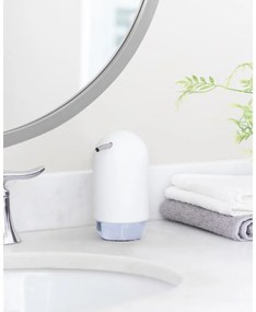 Biely plastový dávkovač mydla 230 ml Touch – Umbra