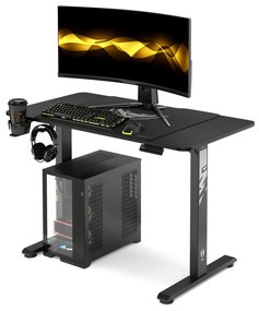 Stôl s elektricky nastaviteľnou výškou 110 cm čierny: Diablo X-Tensio 1100