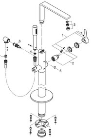 GROHE 23792001 - Vaňová batéria LINEARE 271 mm, lesklý chróm