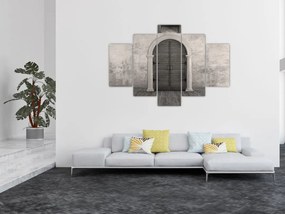 Obraz - Tajomné dvere (150x105 cm)