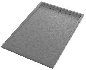 Erga Almac, SMC sprchová vanička 120 x 80 x 3 cm, šedá matná, ERG-GMA-AL-80120G