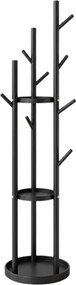 Stojanový vešiak TREES 170 cm, čierny