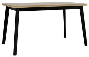 Stôl Harry 80 x 140/180 VI, Morenie: sonoma - L, Farby nožičiek: biela