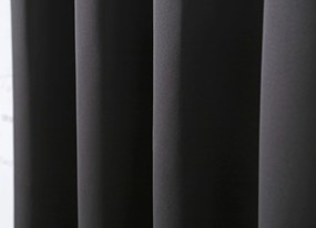 2x Čierny záves OXFORD 140x250 cm