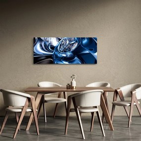 Obraz abstrakcie - kruhy (120x50 cm)