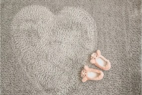 Koberec Micro fiber soft shaggy strieborný