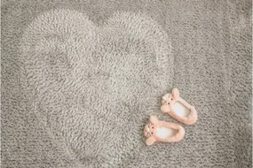 Koberec Micro fiber soft shaggy strieborný