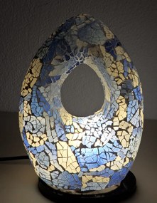 Stolná lampa ART OVAL, ručná práca,