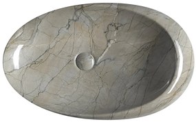 Sapho Sapho, DALMA keramické umývadlo 68x16,5x44 cm, grigio, MM313