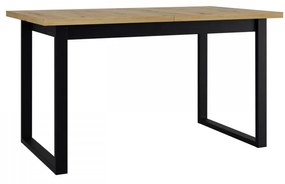 Rozkladací jedálenský stôl Elarno 80 x 140/180 III, Morenie: dub artisan L