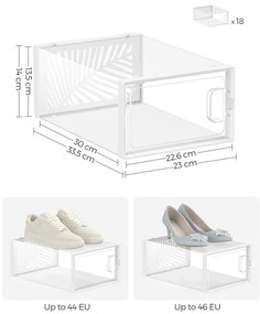Úložné boxy LSP106W18 (18 ks)
