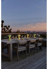 Žltá LED stolová lampa na diaľkové ovládanie (výška 28 cm) Sam – Sirius