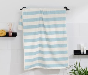 Osuška, svetlomodro-biele prúžky