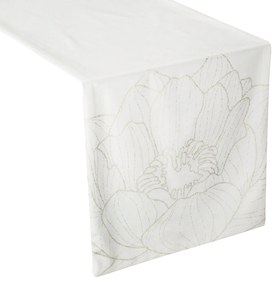 OBRUS BLINK 13 35X220 CM BIELY