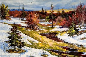 Obraz - Príchod jari (90x60 cm)