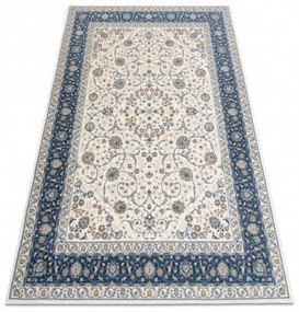 Vlnený kusový koberec Nain modrý 160x230cm