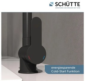 Schütte Kuchynská batéria London s výsuvnou sprchou (čierna matná)  (100335807)