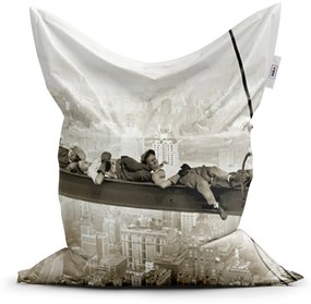 Sablio Sedací vak Ležiaci stavbári na traverze - 150x100 cm