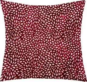 Dekoračný vankúš Maria 45x45 cm, červený%