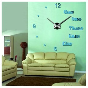 Moderné hodiny na stenu DIY DRIWAL l 3D HODINY 12S039