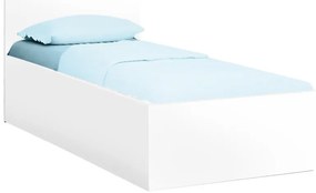 Posteľ SOFIA 90 x 200 cm, biela Rošt: S lamelovým roštom, Matrac: Bez matraca