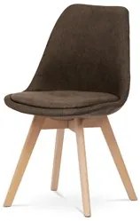 BONTEC Jedálenská stolička, hnedá, látka, CT-751 BR2 Farba: Hnedá