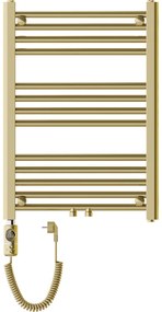 Mexen Mars, elektrické vykurovacie teleso 700 x 500 mm, 300 W, zlatá lesklá, W110-0700-500-2300-50