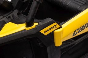 LEAN CARS Dobíjací kočík Can-am DK-CA003 Žltý