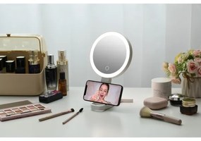 Immax 09103L - LED+CCT Stmievateľné kozmetické zrkadlo SWEET LED/3W/5V biela
