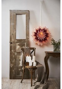 Ružová vianočná svetelná dekorácia Star Trading Ice, ø 60 cm