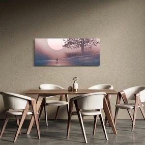 Obraz - Zamilovaný pár (120x50 cm)