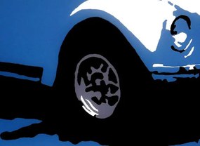 Ručne maľovaný POP Art obraz Volkswagen Beetle | rôzne rozmery