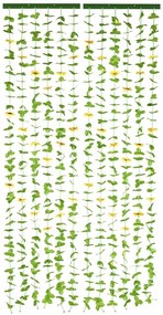 Žltý/zelený záves do dverí 90x190 cm Sunflowers – Maximex