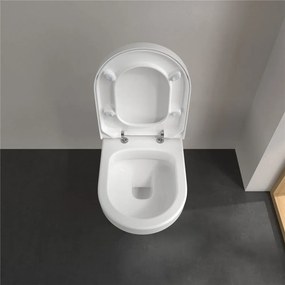 VILLEROY &amp; BOCH ViCare závesné WC s hlbokým splachovaním bez vnútorného okraja, 370 x 700 mm, biela alpská, 5649R001