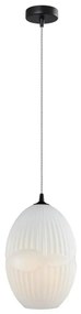 Klausen 111030 - Luster na lanku ELLIPTIC 1xE27/11W/230V biela