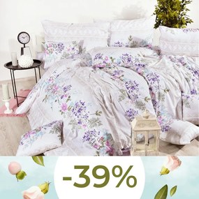 Obliečky bavlnené Isabel krémové EMI: Štandardný set jednolôžko obsahuje 1x 140x200 + 1x 70x90