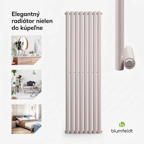 Blumfeldt Tallheo, 47 x 160, radiátor, rúrkový radiátor, 728 W, teplá voda, 1/2