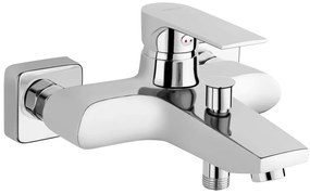 Novaservis, Nástěnná vanová baterie bez příslušenství ALGEO SQUARE chrom, BAQ1