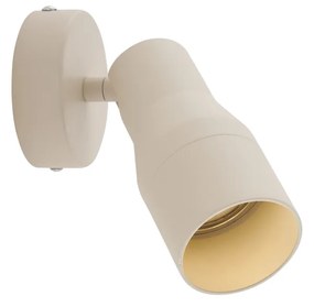 Moderné stropné bodové svetlo béžové GU10 50 mm okrúhle - Stanley