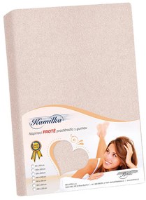 Bellatex Froté prestieradlo púdrová ružová, 120 x 200 cm