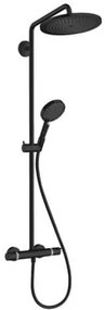 Sprchový systém Hansgrohe Croma-Select vrátane batérie matná čierna 26891670, 1 ks