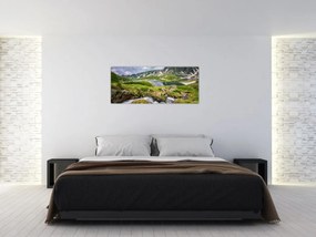 Obraz - Pohľad na horu Rila (120x50 cm)