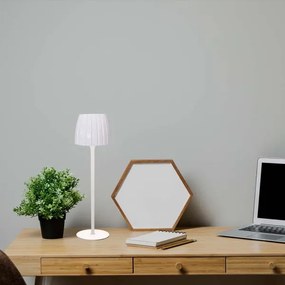 LED Stmievateľná dobíjacia stolná lampa LED/2,7W/5V 3000-6000K 1800 mAh biela