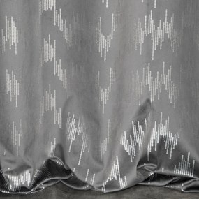 ZATEMŇOVACÍ ZÁVES NA KRÚŽKOCH CHILL 140X250 CM STRIEBORNÁ