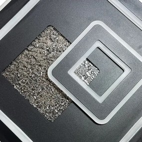 LED Stmievateľné stropné svietidlo LED/110W/230V čierna + diaľkové ovládanie