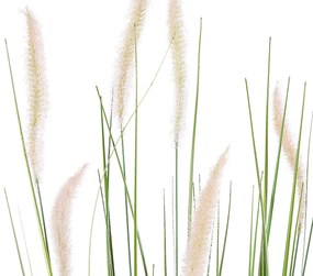 Umelá rastlina v kvetináči 87 cm REED PLANT Beliani